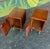 Brown Mid Century Jens Risom End Table Pair For Sale - Image 8 of 13