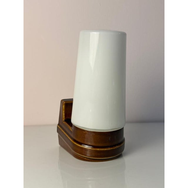 Brown Model 6080 Wall Lamp by Sigvard Bernadotte for Ifö For Sale - Image 11 of 11