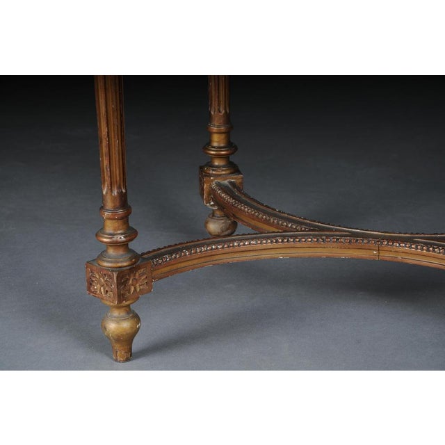 Louis XVI Salon Table in Beech For Sale - Image 9 of 18