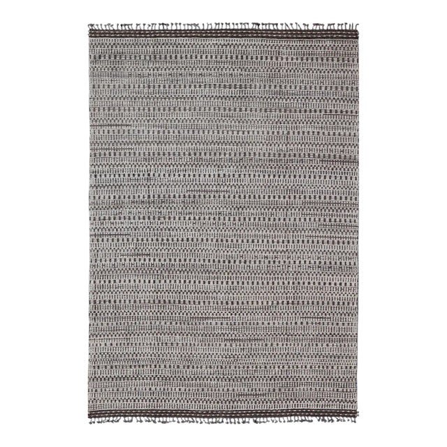 Modern Hand-Knotted Wool Rug by Keivan Woven Arts 9'10 X 14'0 For Sale