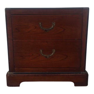 Vintage National Mt Airy Campaign Nightstand For Sale