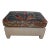 Late 20th Century Modern Ottoman With Kilim Pillow For Sale