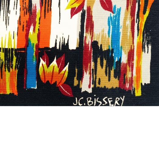 This 3x5 vintage pictorial tapestry is a rare and special new curation from Rug & Kilim, a signed mid-century original by...