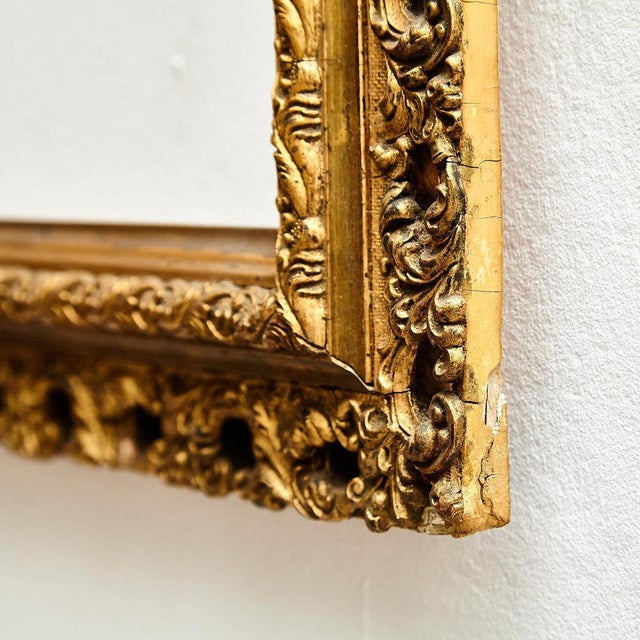 Ornament Gold Wood Frame, 1930s For Sale - Image 10 of 11