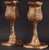 Louis Comfort Tiffany 1900s Pair of Thistle Goblets by Tiffany, Bronze. For Sale - Image 4 of 4