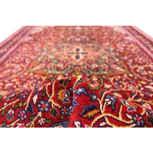 Middle Eastern Sarough Rug in Wool For Sale - Image 9 of 10