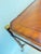 Vintage Maitland-Smith Style Coffee Table With Leather-Wrapped Legs and Brass Accents For Sale - Image 11 of 15