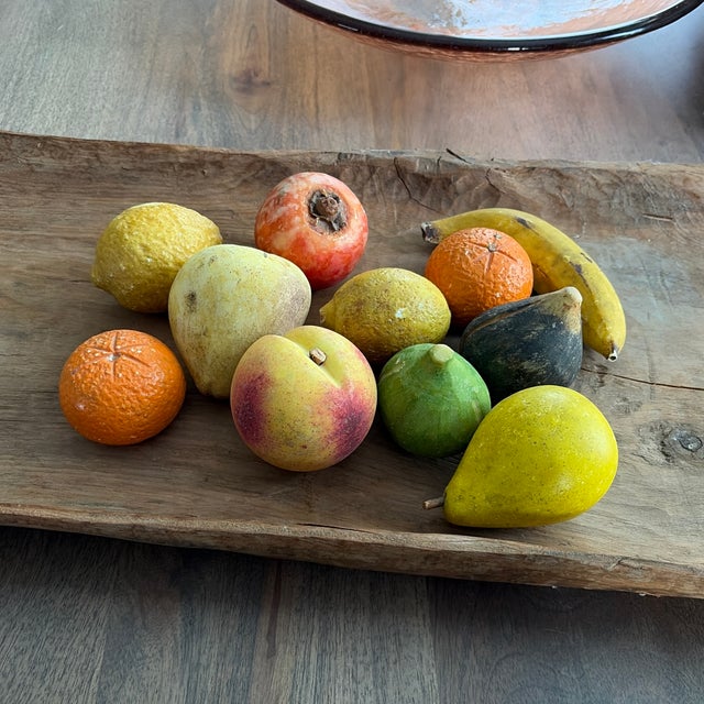 Italian Mid-Century Italian Alabaster Stone Fruit - 11-Piece Curated Collection For Sale - Image 3 of 11