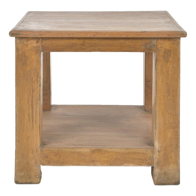 Square Table in Solid Wood For Sale