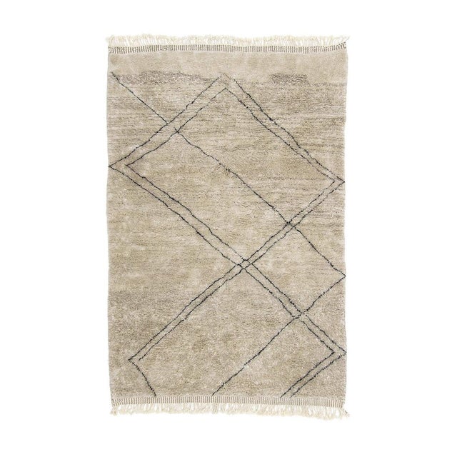 Hand-Knotted Wool Rug by Azele Studio For Sale - Image 11 of 11