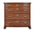 19th Century Bow Front Oak Chest of Drawers For Sale - Image 10 of 11