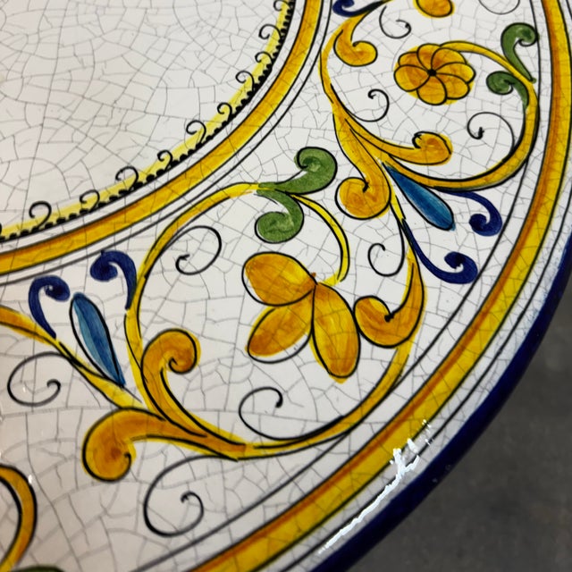 Hand-Painted Outdoor Table, Italy, 1970s For Sale - Image 13 of 18