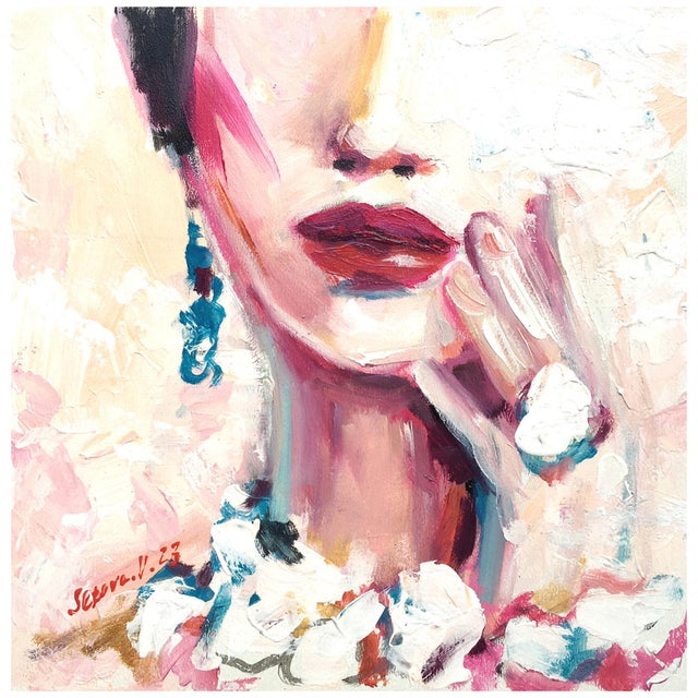 Hello, My name is Valeriya Serova, I am a professional artist. This framed original painting This is NOT a copy or print...