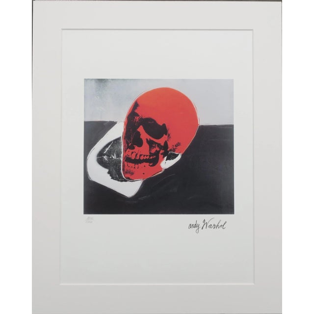 Pop Art 1986 Carnegie Museum of Art Andy Warhol Skull Lithograph For Sale - Image 3 of 3