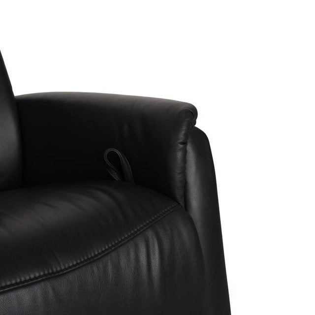 Model 4978 2-Seater Sofa in Anthracite Leather For Sale - Image 9 of 18