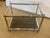 Modern Modern Chrome Glass & Brass End Tables-a Pair For Sale - Image 3 of 11