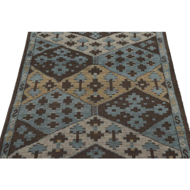 Made with hand-knotted wool, this 3x6 runner rug is the latest addition to Rug & Kilim's custom-classics Burano...