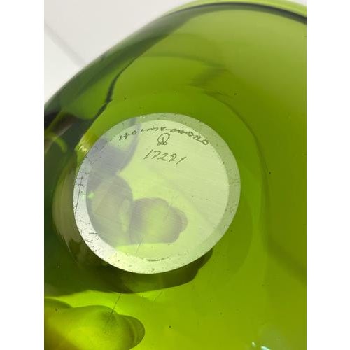 Green Green Glass Ashtray from Holmegaard For Sale - Image 8 of 11