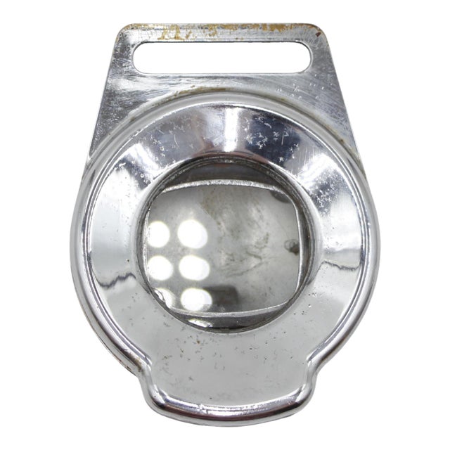 Mid 20th Century Chrome Door Hardware Industries Apartment Door Peephole For Sale