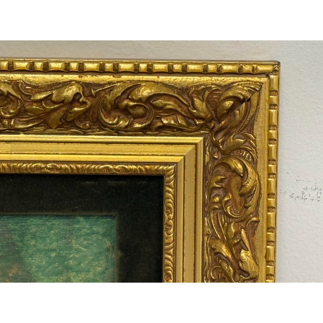 Roberto De Lucchi Crosa Female Painting, Vintage For Sale - Image 4 of 12