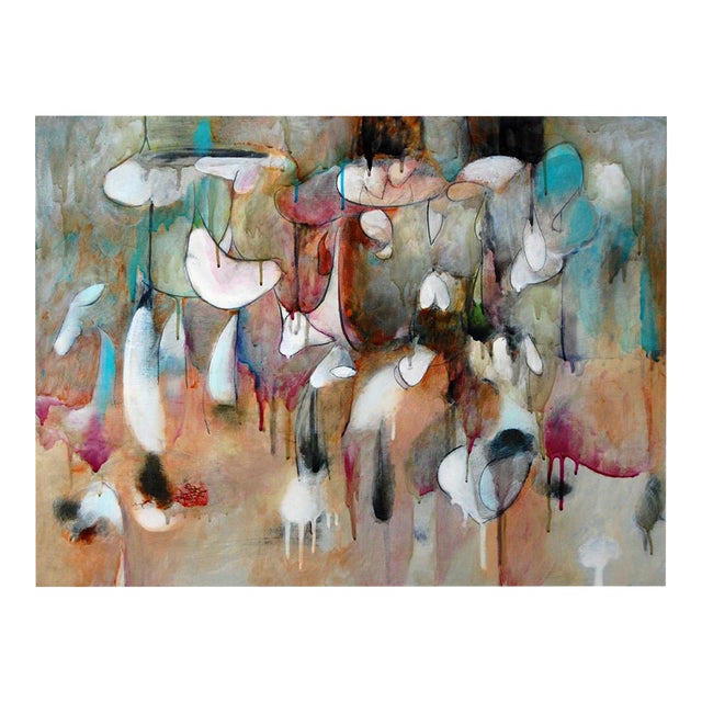 Daniel Ketelhut, Abstract Oil Painting, "Alien Landscape 3" 2024 For Sale