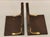 1970s Vintage Gucci Leather and Brass Bookends - Pair For Sale In Atlanta - Image 6 of 11