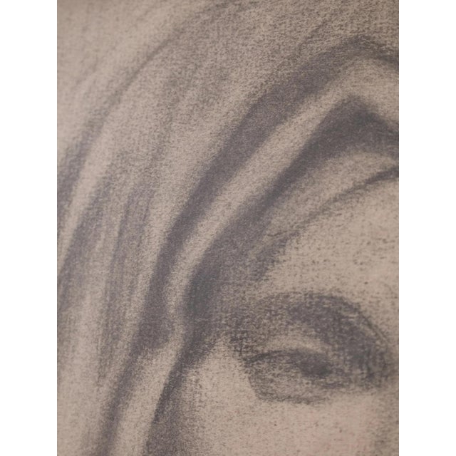 Early 20th Century Early 20th Century Original Study in Charcoal For Sale - Image 5 of 6