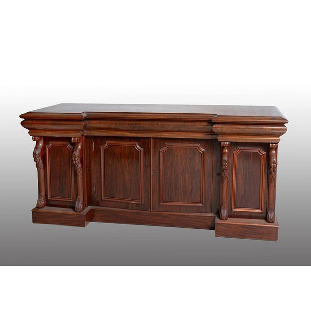 Antique Victorian Four-Door Sideboard, England, 19th Century For Sale - Image 6 of 6