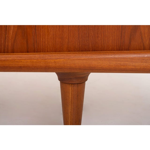 Vintage Danish Teak Highboard by H.P. Hansen, 1960s For Sale - Image 14 of 17