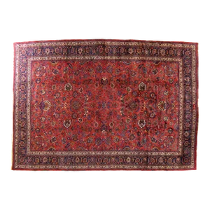1960's Super Fine Signed Persian Khorassan Carpet , 11'10 X 17'