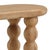 Tulum Rounded Wood Orb Leg Console Table For Sale - Image 4 of 5
