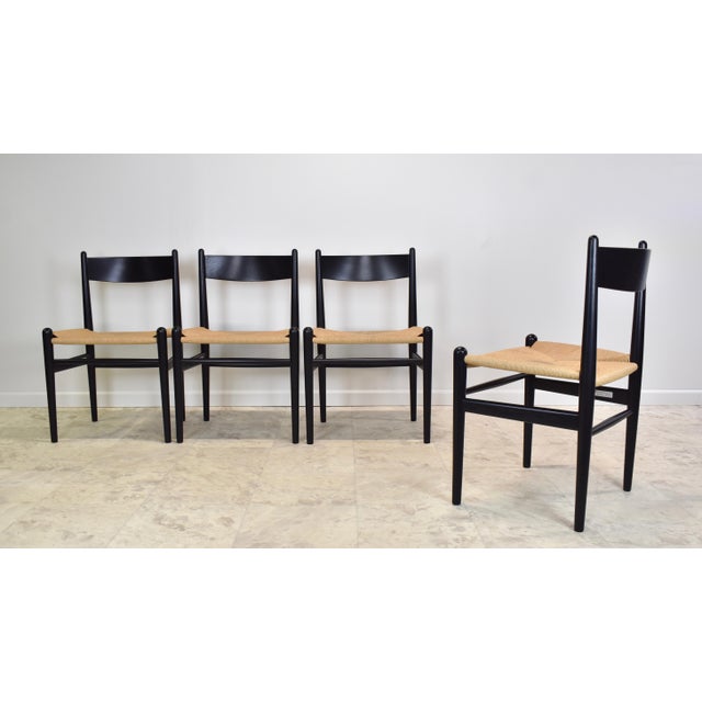 Contemporary Carl Hansen and Sons, Hans J. Wegner Ch36 Chairs – Set of 4 For Sale In New York - Image 6 of 12