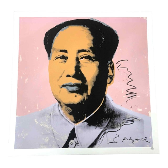 1990s After Andy Warhol "Mao Zedong" Lithograph For Sale