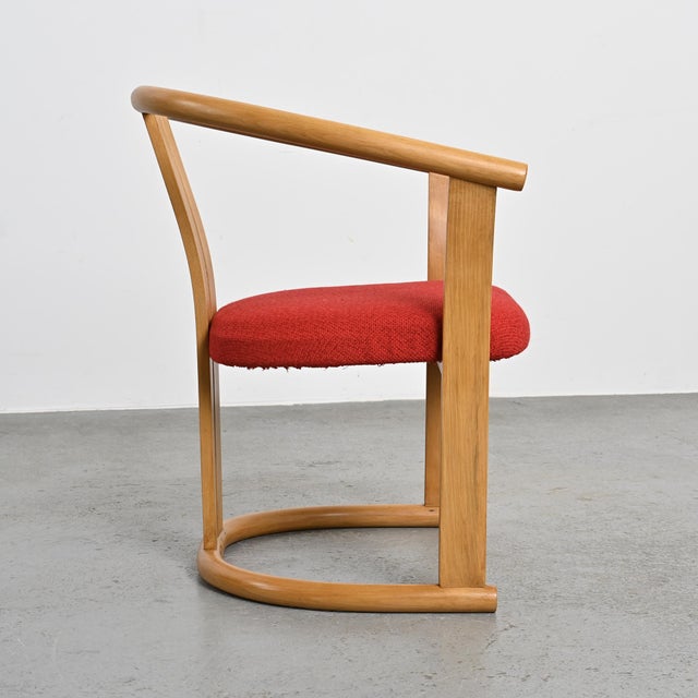 Wood Beech Armchairs by Isamu Kenmochi, 1960s, Set of 2 For Sale - Image 7 of 18