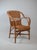 French Provincial Rattan Armchair For Sale - Image 4 of 16