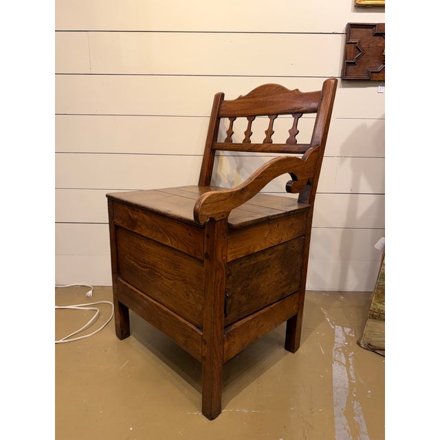 Early 19th Century 19th Century French Chimney Bench "Banc De Chimney" For Sale - Image 5 of 14