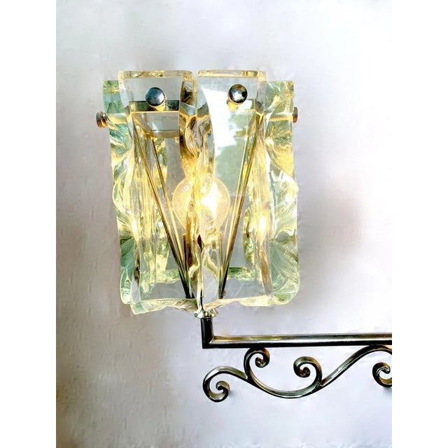 Vintage Chandelier from Cristal Art For Sale - Image 3 of 11