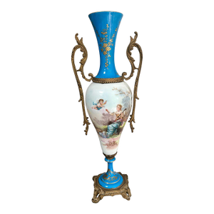 Antique Sevres Style Porcelain Vase