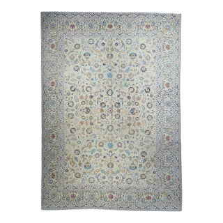 1960s Vintage Kashan Rug 10'8'' x 15'3'' For Sale