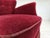 Wood Vintage Danish Lounge Chair in Cherry-Red Furniture Velour and Oak, 1960s For Sale - Image 7 of 18