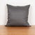 Gray Linen Pillow For Sale - Image 4 of 4