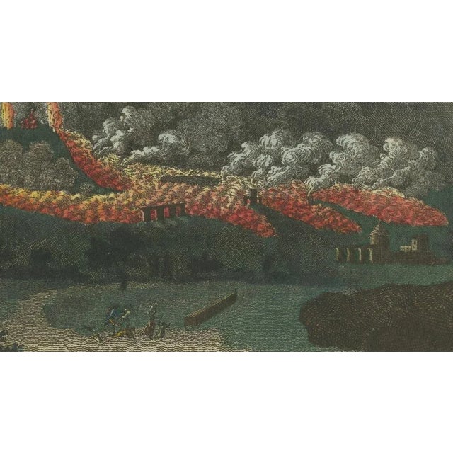 Johann Ludwig Bertuch, Mount Vesuvius Eruptions, 1798, Engravings on Paper, Set of 2 For Sale - Image 4 of 7