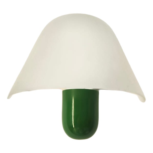 Green Wall Light from VeArt, 1980s For Sale