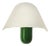 Green Wall Light from VeArt, 1980s For Sale
