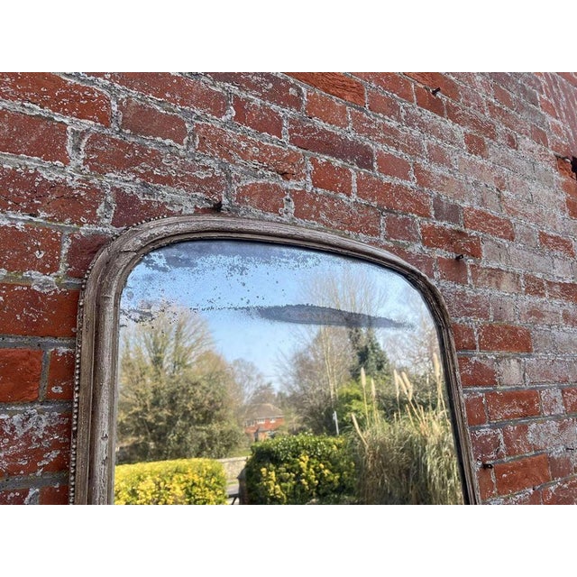 Large Antique 19th Century English Arched Pier Mirror For Sale - Image 3 of 6