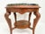 Brown Vintage Side Table with Marble Top For Sale - Image 8 of 11