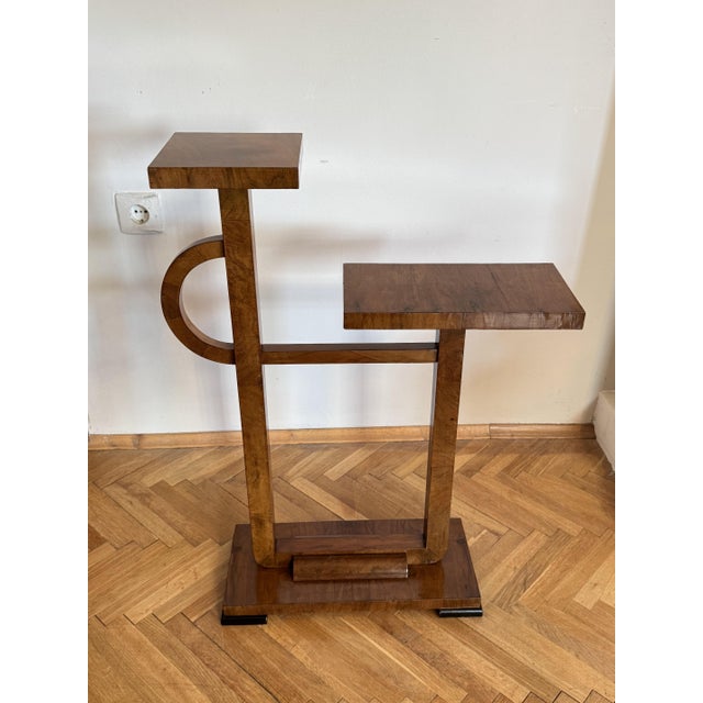 1930s Vintage Art Deco Plant Stands, 1930s, Set of 2 For Sale - Image 5 of 14