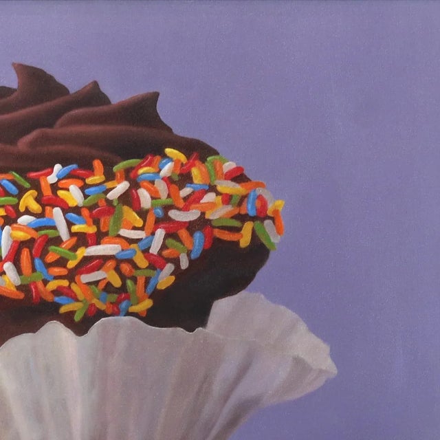 "Sprinkles" Original Framed Oil Painting by Stuart Dunkel For Sale - Image 4 of 10