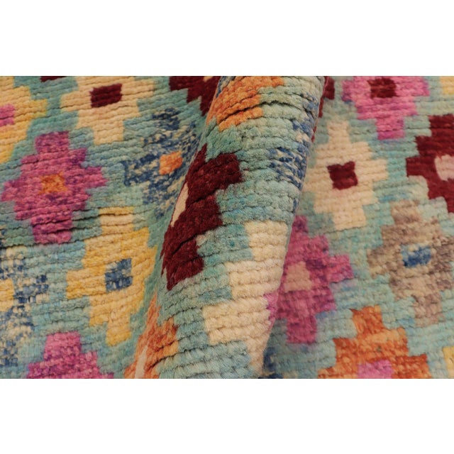 Beige Contemporary Balochi Jayvon Hand Knotted Wool Rug - 3'2'' X 4'10'' For Sale - Image 8 of 10