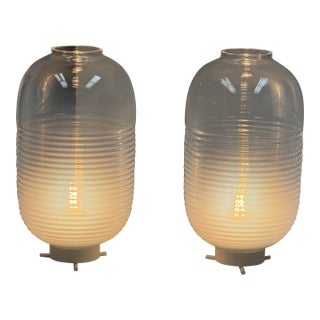 Jan Plecháč & Henry Wielgus for Bomma Lantern Table Lamps, Pair For Sale